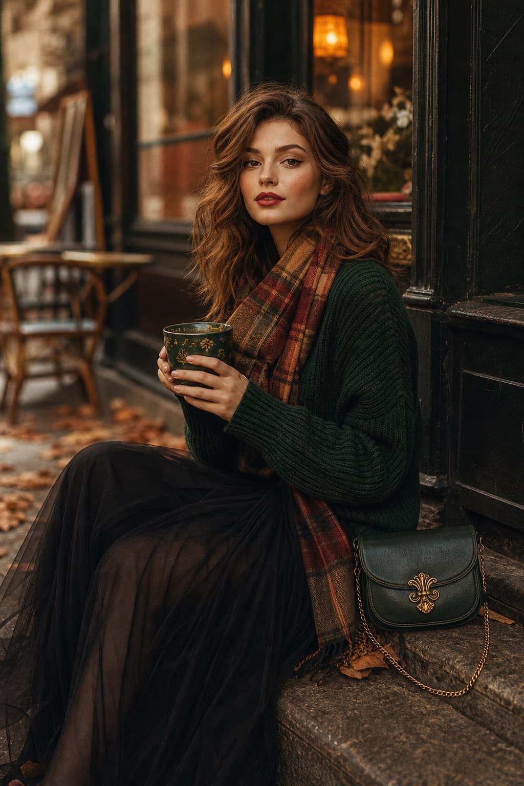 Retrato de café años 70
