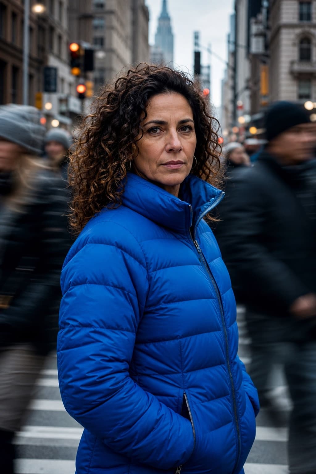 Retrato cinematográfico entre la multitud