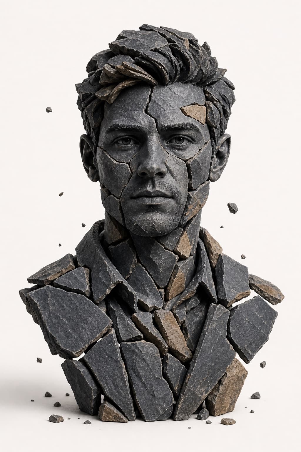 Transferencia de estilo piedra fragmentada
