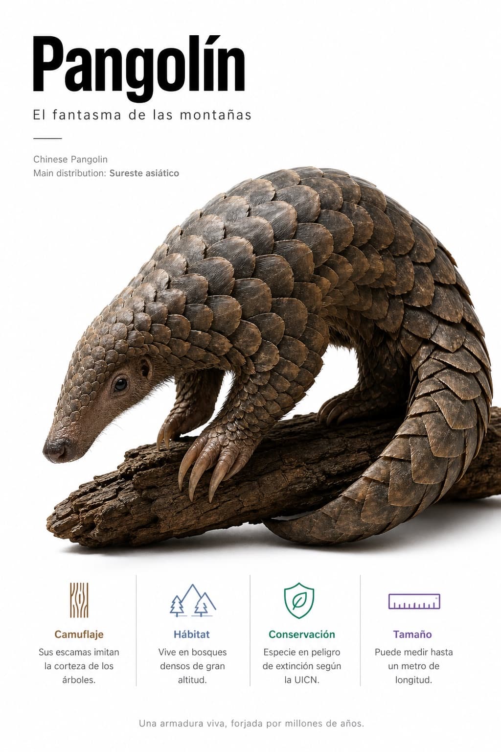 Cartel científico premium de fauna