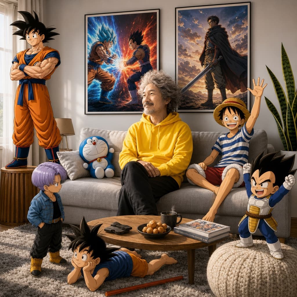 Mashup de sala de estar anime