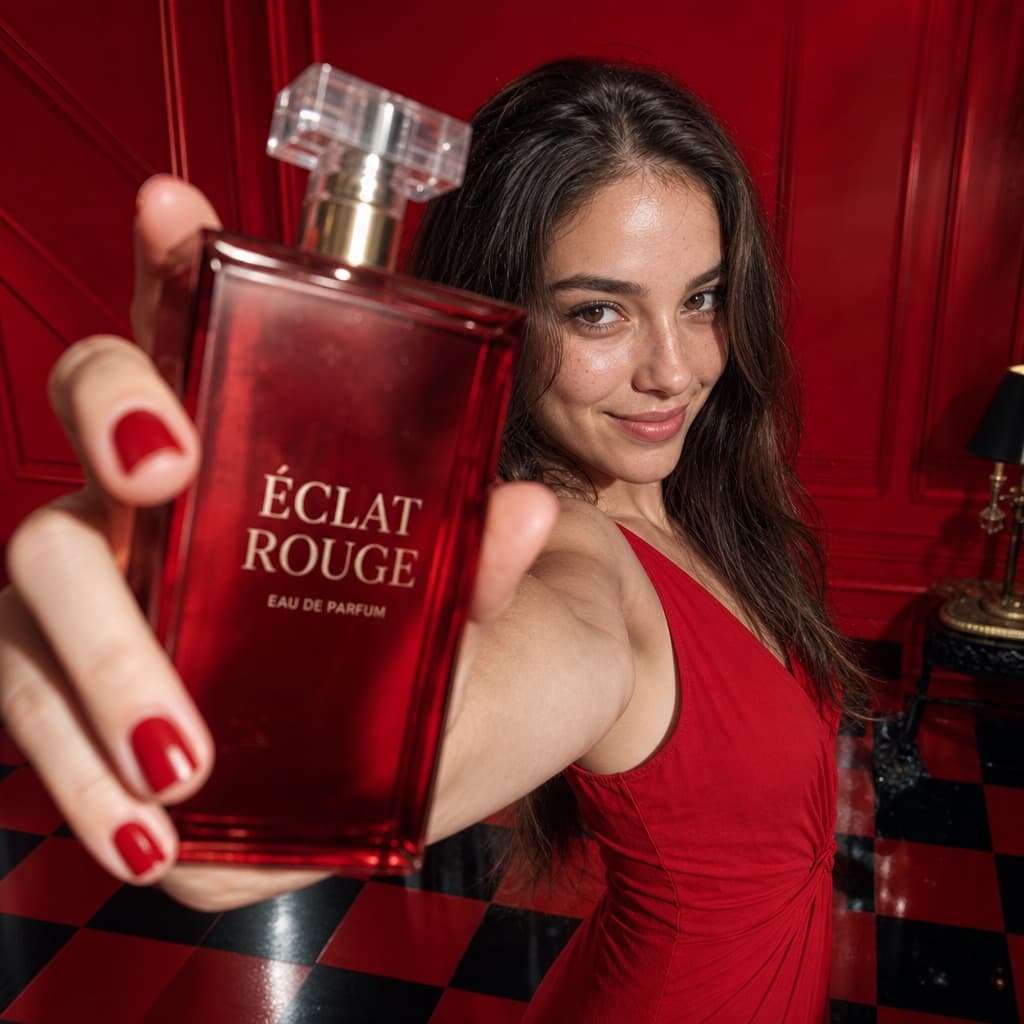 Campaña de belleza en gran angular