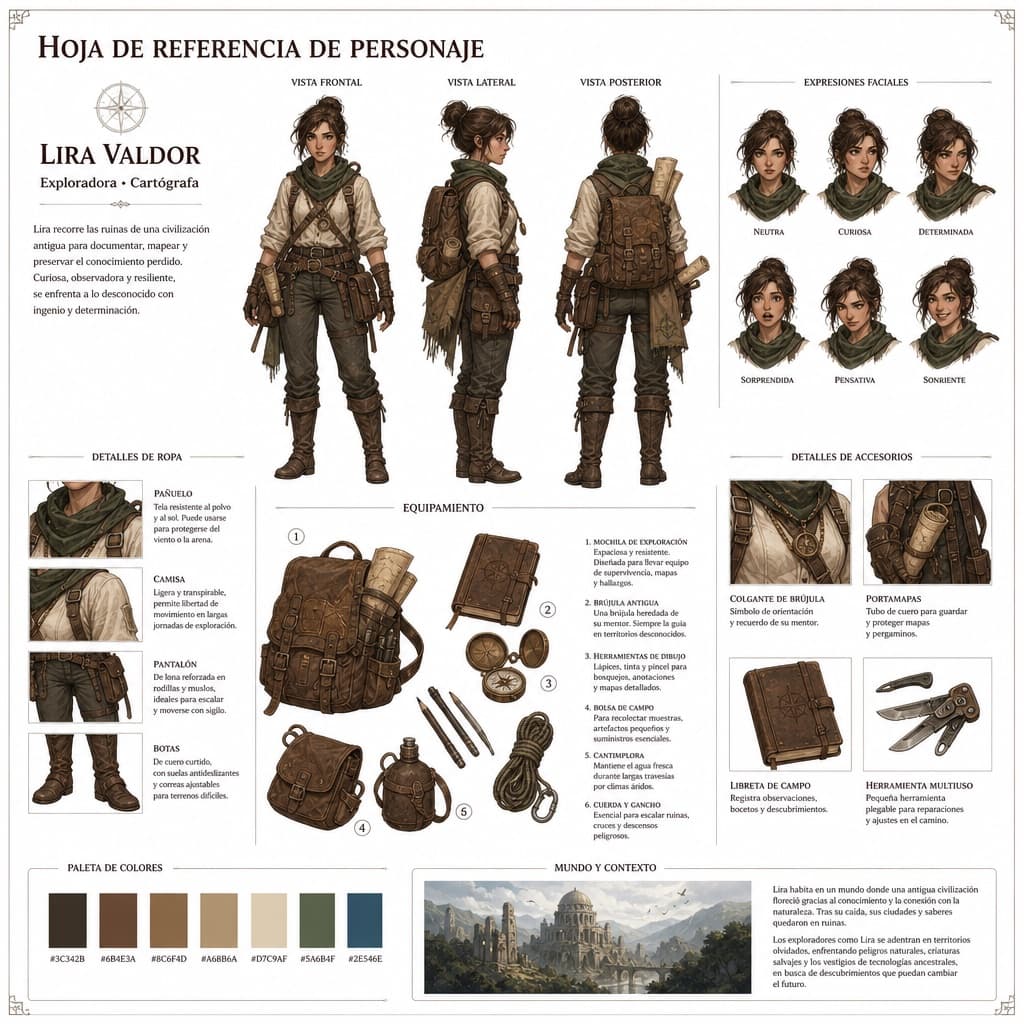 Ficha de referencia de personaje