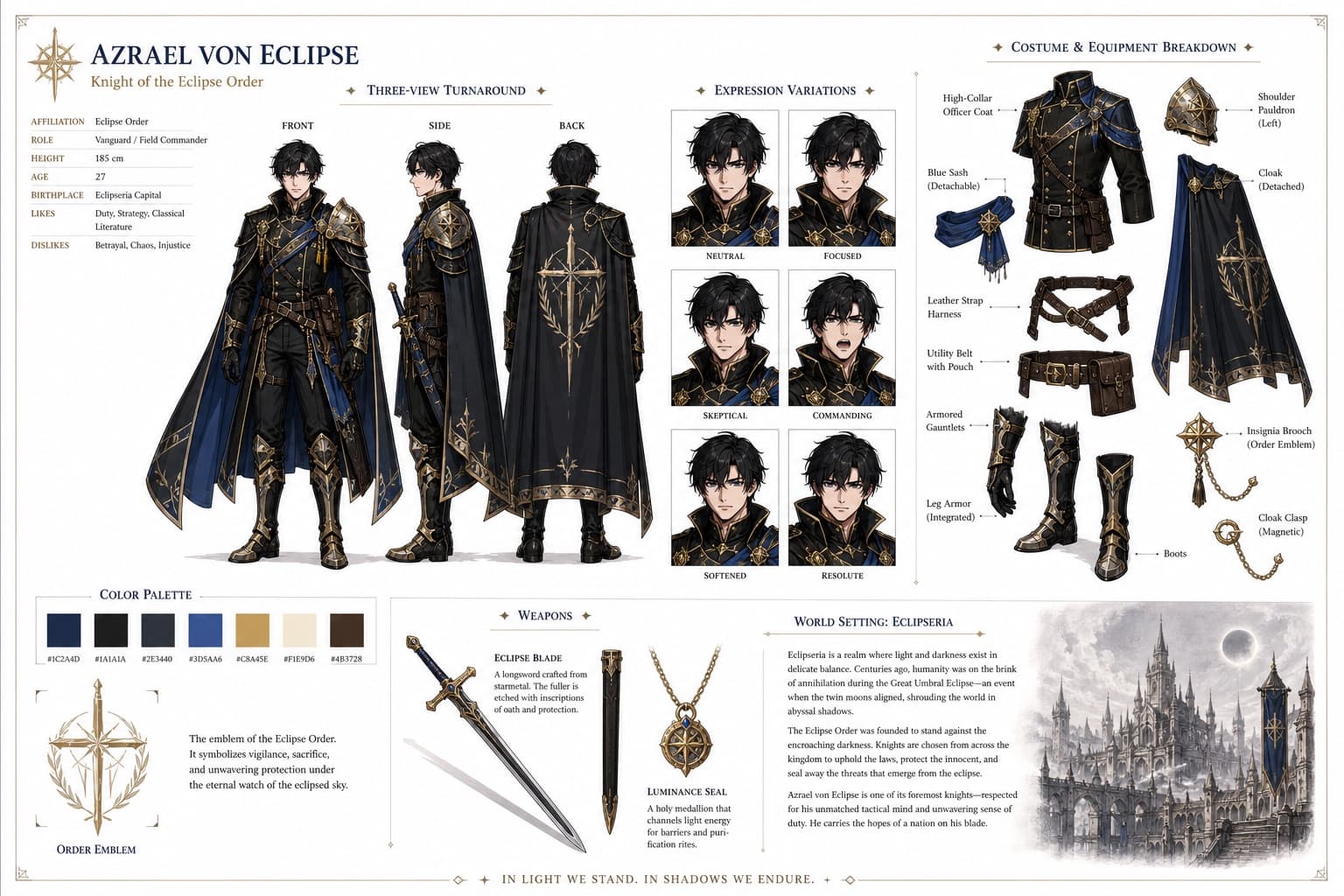Ficha de referencia de personaje