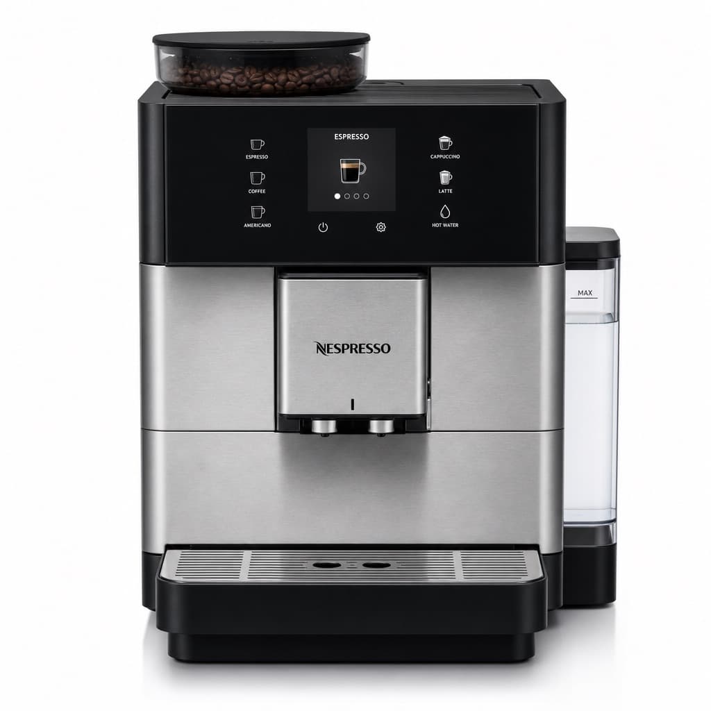 Presentación de cafetera automática