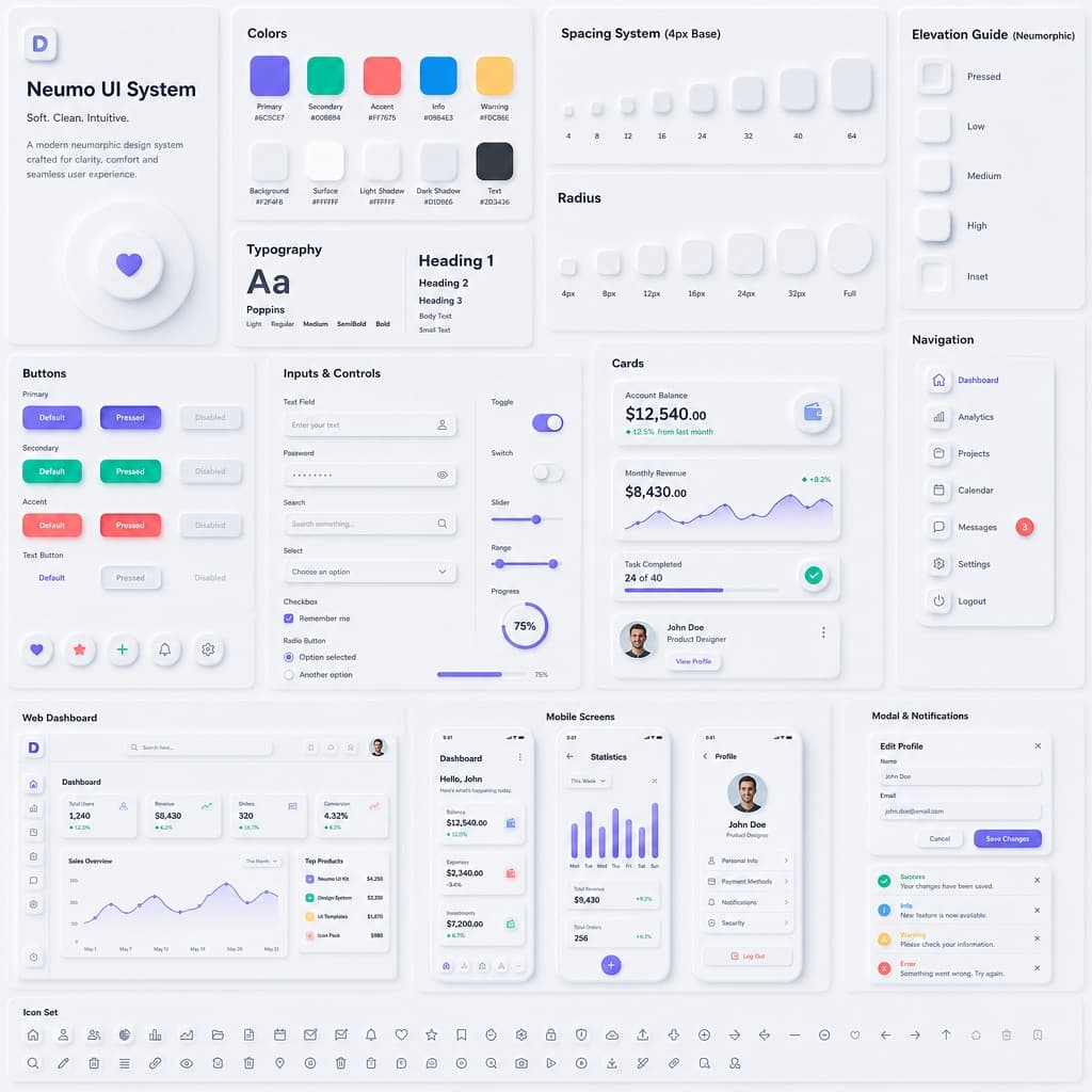 Sistema de diseño UI personalizado