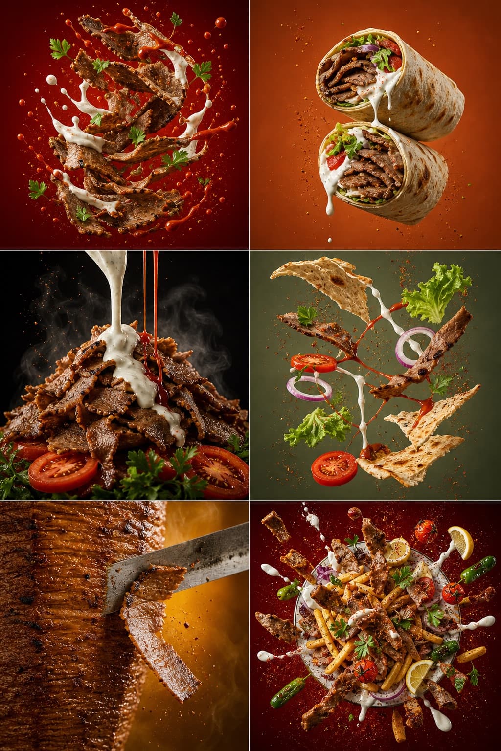 Set fotográfico de döner