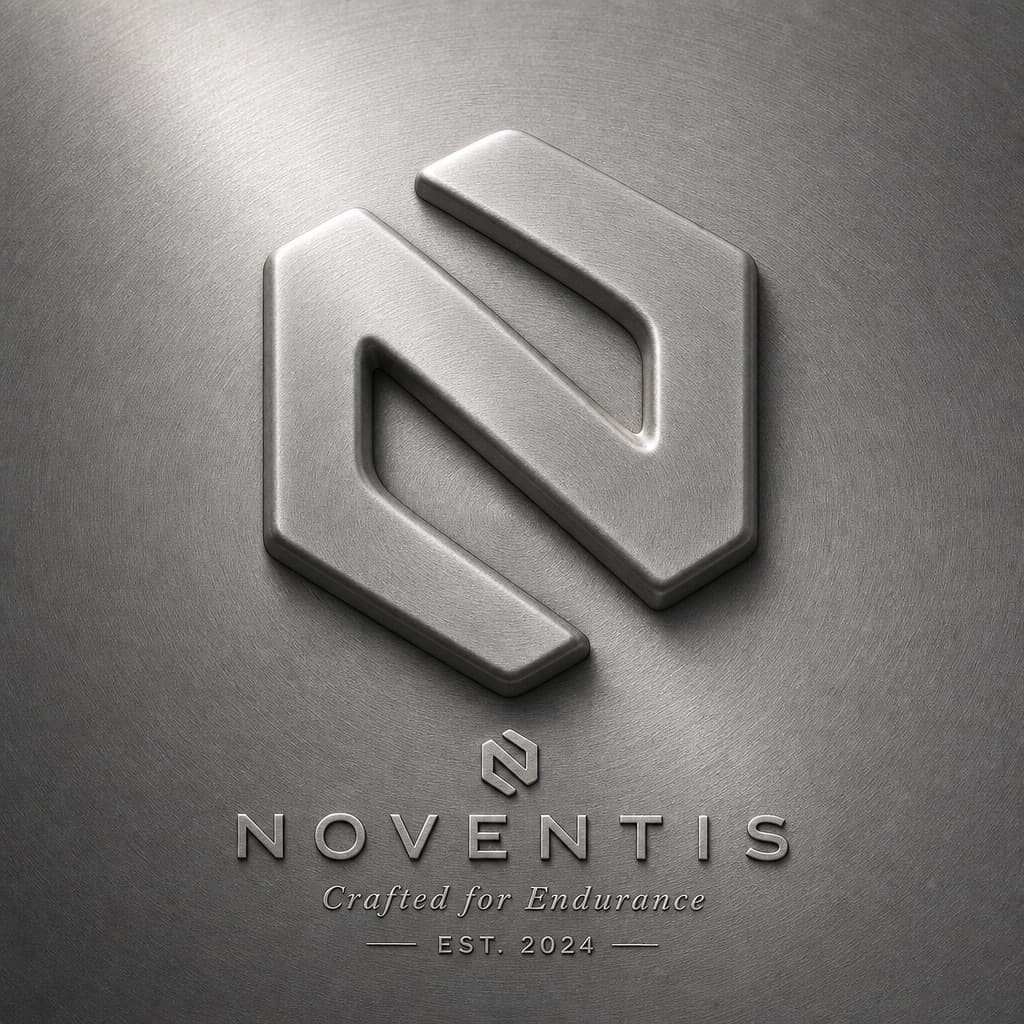 Logotipo metálico en bajorrelieve