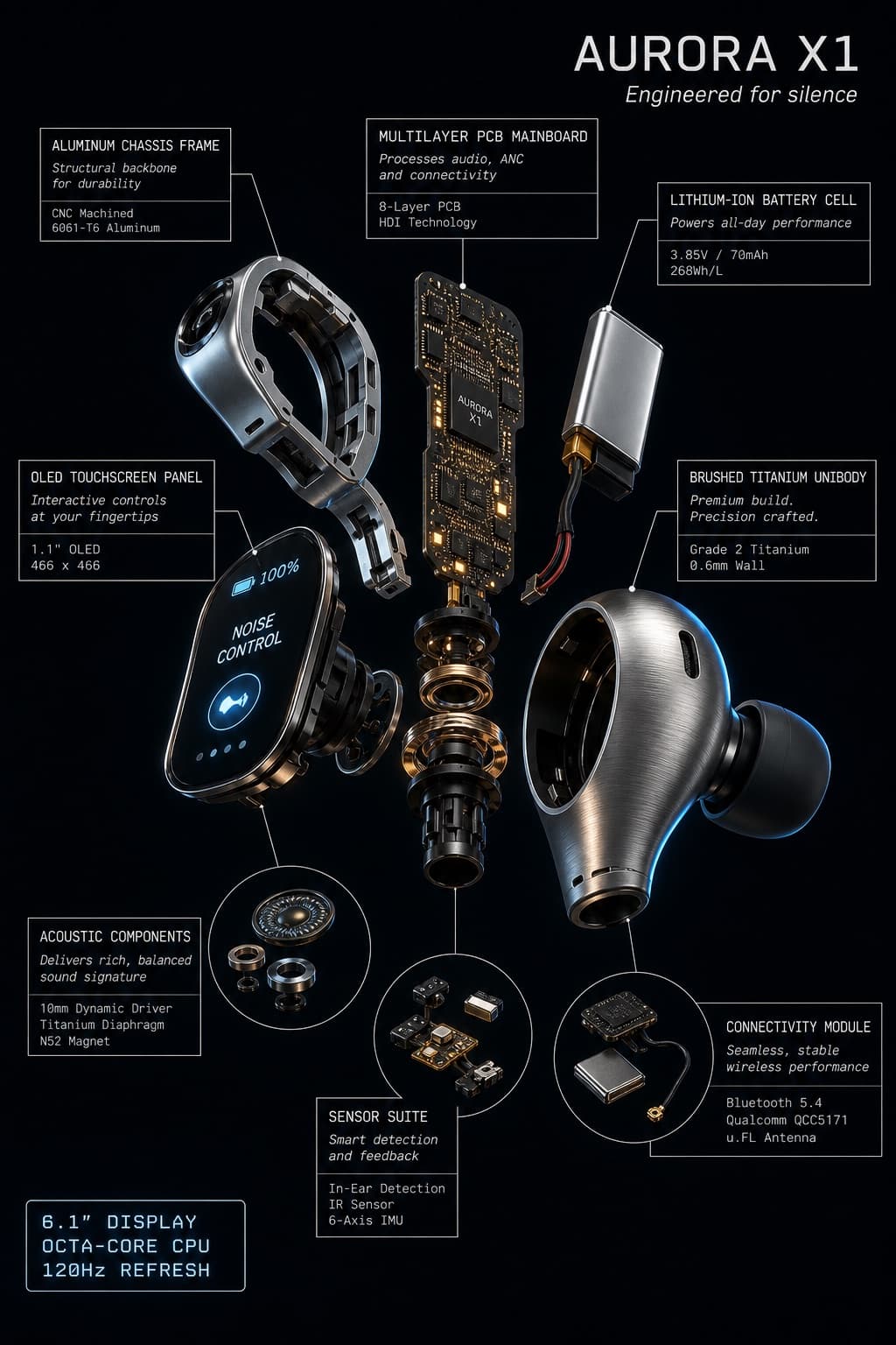 Exploded component render