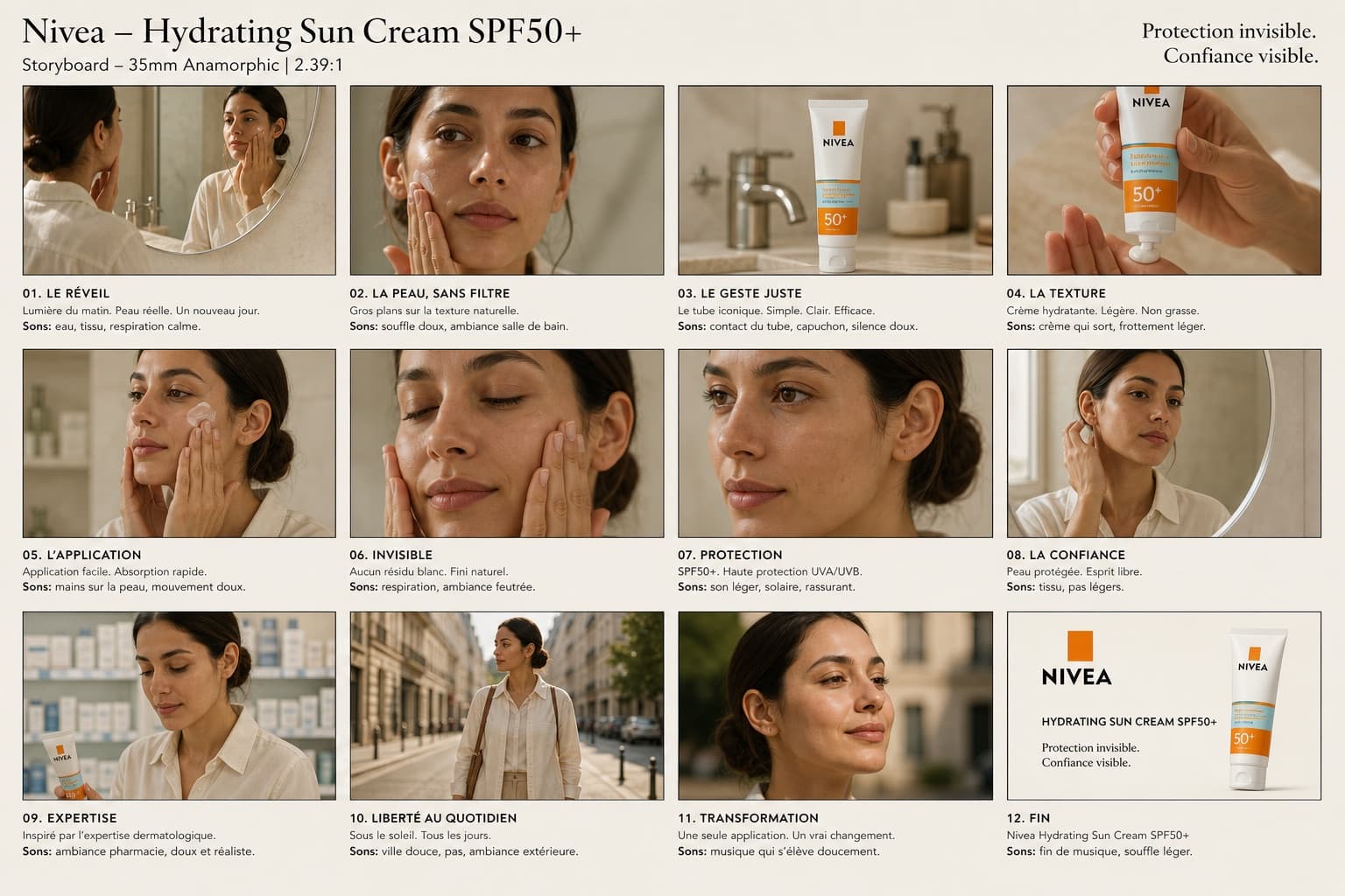 Portada de storyboard de farmacia francesa