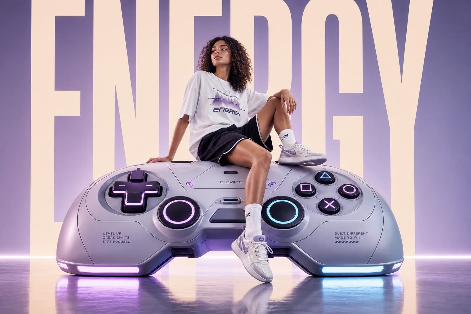 Campaña urbana con mando gigante
