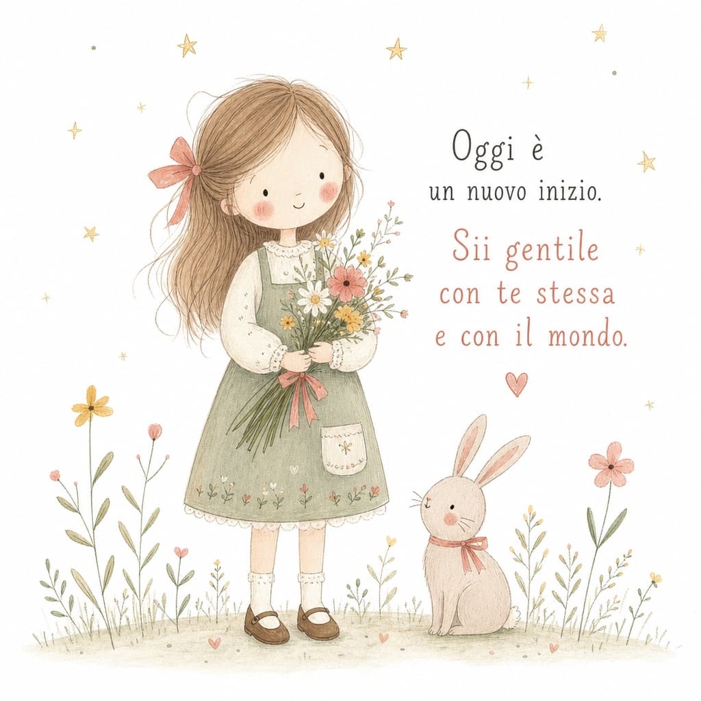 Ilustración infantil minimalista de cuento