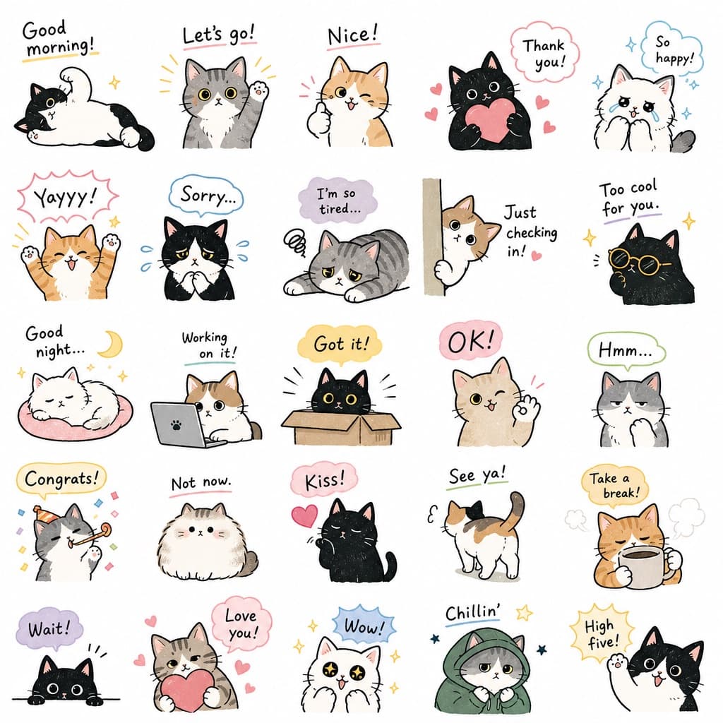 Pack de pegatinas de animales