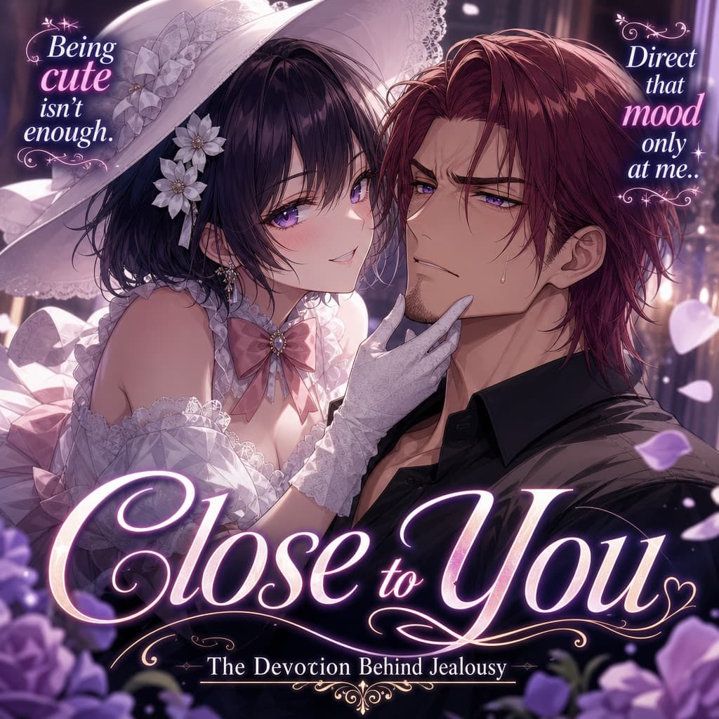 Portada romántica de novela ligera