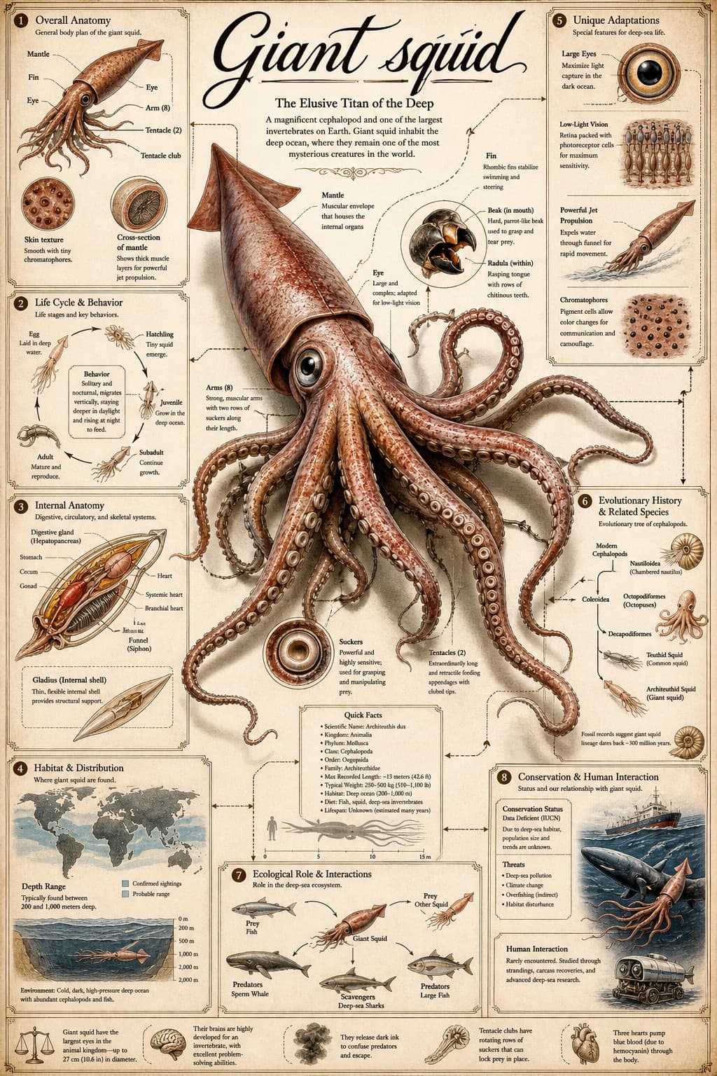 Infografía de enciclopedia científica