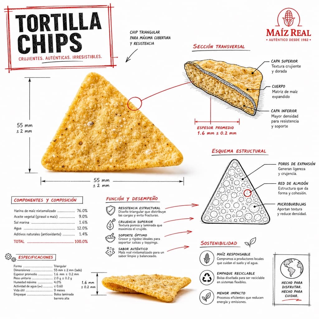 Diagrama técnico de snack