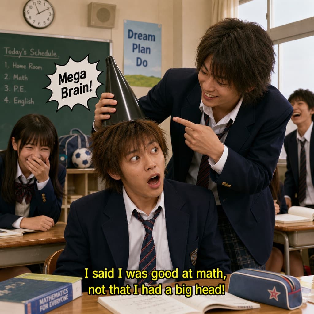 Comedia escolar japonesa Y2K